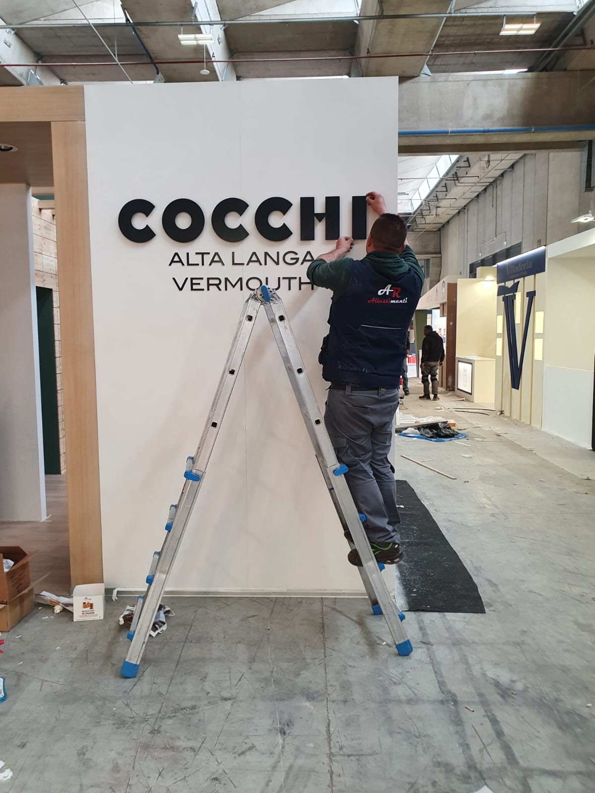 Dettaglio tecnico allestimento